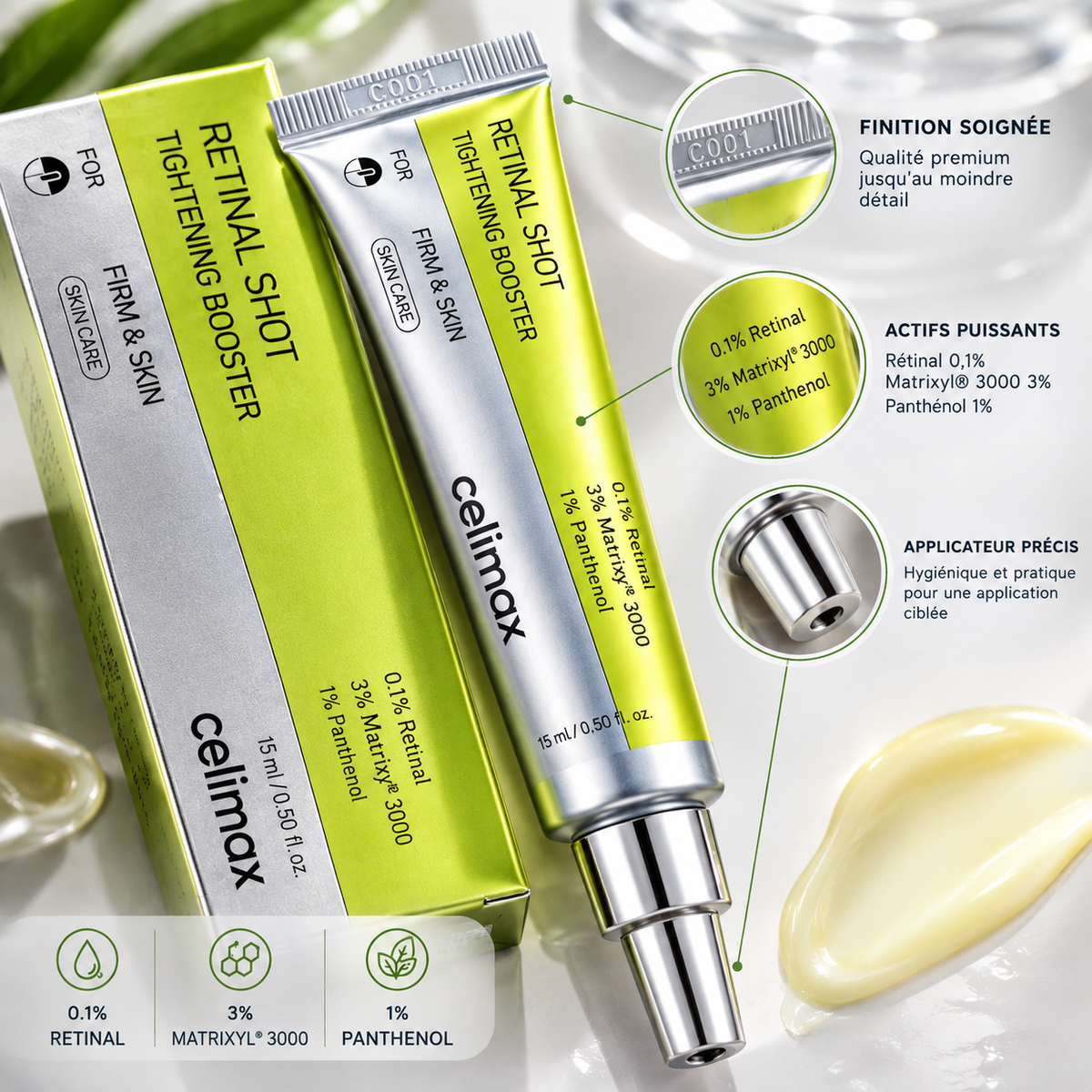 Celimax Retinal Shot — Le soin ciblé pour une peau plus lisse, plus ferme et visiblement plus éclatante
