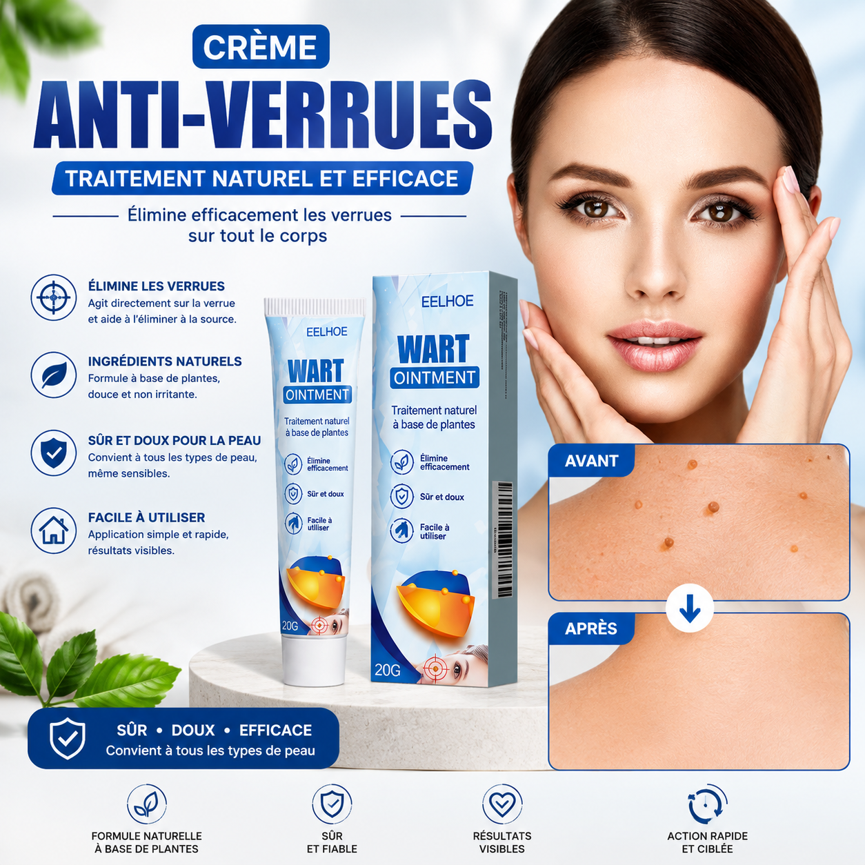 EELHOE WART OINTMENT — Soin ciblé pour une peau plus nette