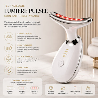 Appareil de Soin du Visage à Lumière LED