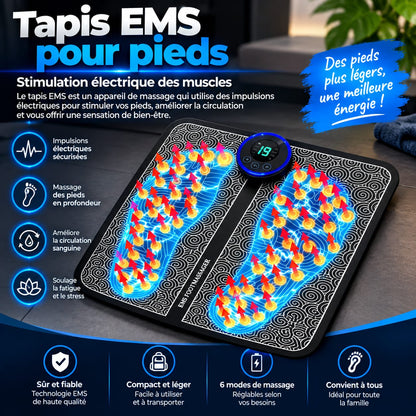 🦶 Tapis de Massage EMS – Relaxation et Bien-être à Domicile